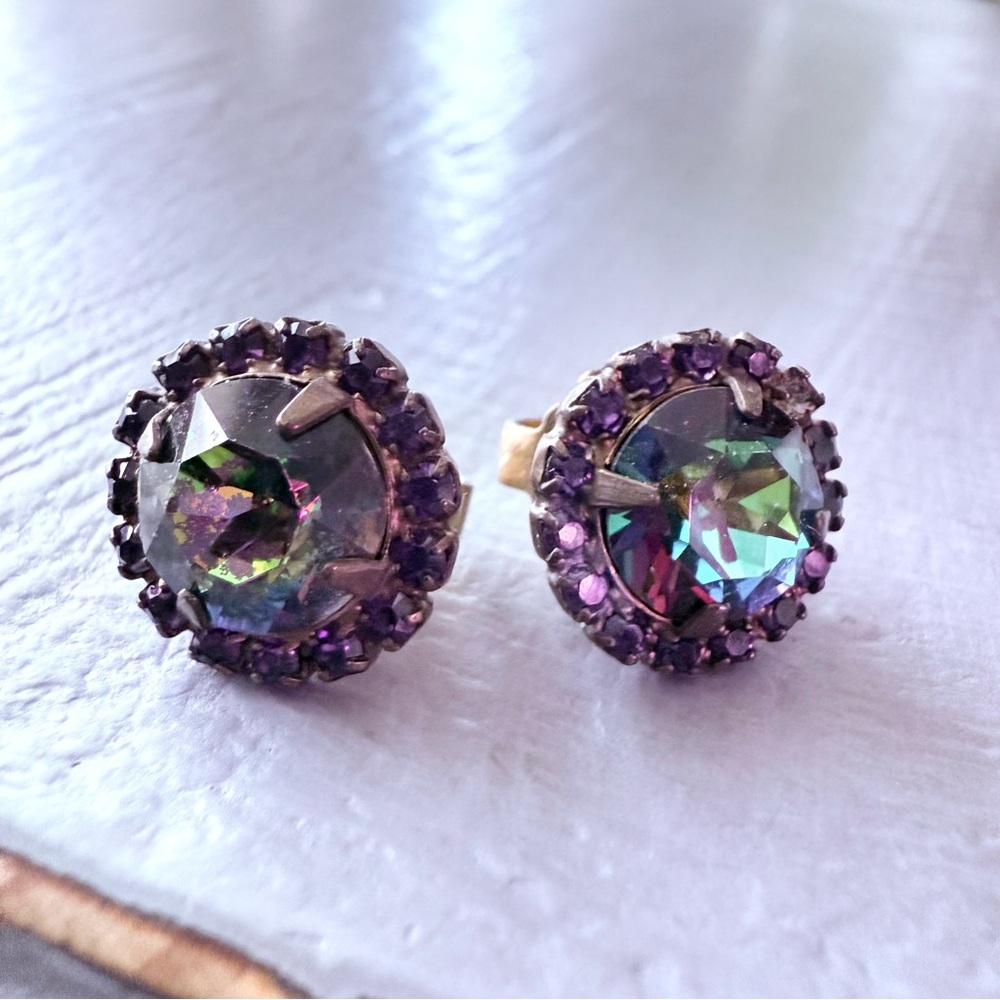 Sorrelli Crystal Stud Earrings - Picture 2 of 8